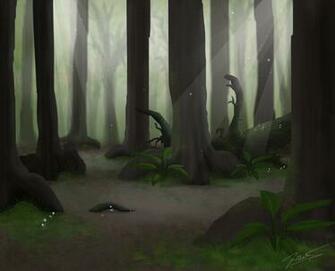Summer Forest Background By Labinnak