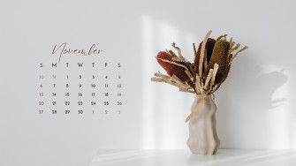 Customizable Autumn Desktop Wallpaper Templates
