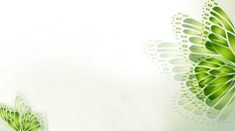 Green Butterfly Background Wallpaper Walops