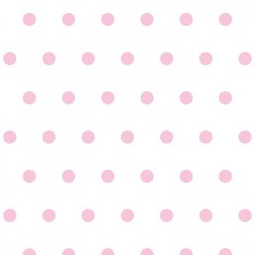 White Wallpaper With Cm Pink Dots