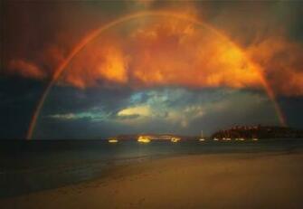Rainbow Sunset Wallpaper Naturally Beauty