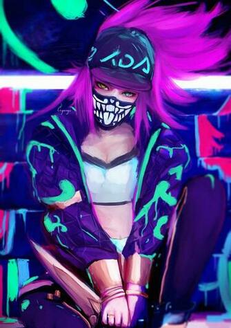 Amazing Akali Kda Skin Fan Art By Gynryo Wallpaper And
