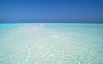 Maldives Sky Sea Aquamarine Water Wallpaper X