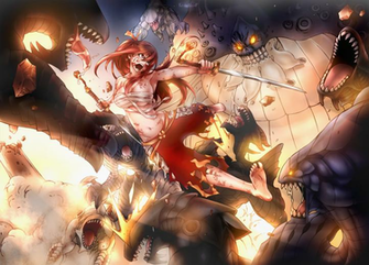 Erza Scarlet HD Wallpaper Background Image