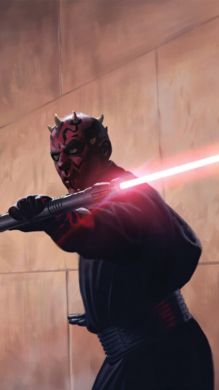 Darth Maul Lightsaber Star Wars HD 4k Wallpaper
