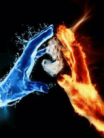 The True Love Between Fire And Ice Wallpaper Jpg