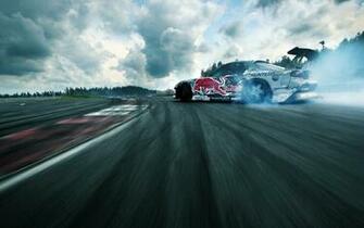 Red Bull Drift Mazda Rx7 Mad Mike Wallpaper