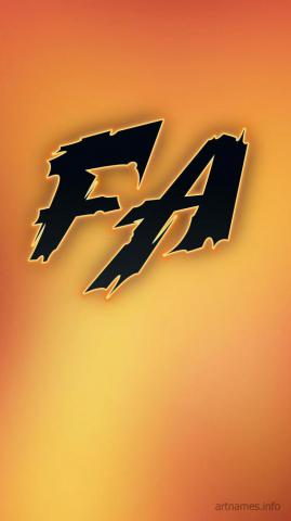 Fa As A Art Name Wallpaper Artnames