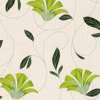 Wallpaper Erismann Nouveau Fan Floral