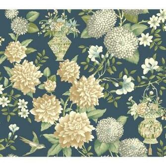 York Wallcoverings Williamsburg Ii Lightfoot Garden Wallpaper
