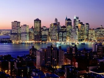 Twilight Sky New York Wallpaper HD