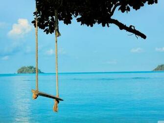 Relaxing Sea Swing Wallpaper Allwallpaper In Pc