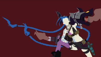 Jinx League Of Legends Minimalist Wallpaper By Greenmapple17 On