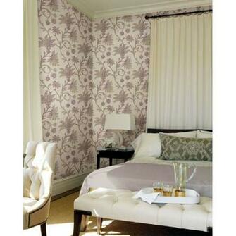 Grey Floral Trail Jasmine Kenneth James Wallpaper