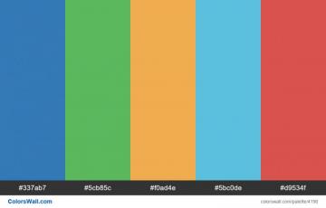 Bootstrap Background Colors Hex 337ab7 5cb85c