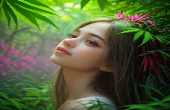 Girl Weed Wallpaper