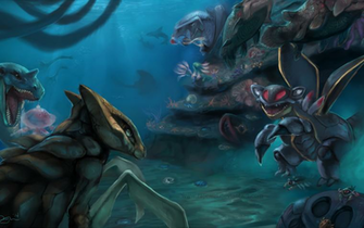 Carracosta Eelektross Jellicent Tentacool Kabutops