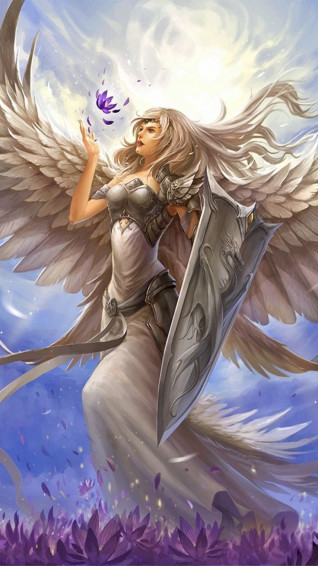 Fantasy Angel Warrior Wallpaper Id