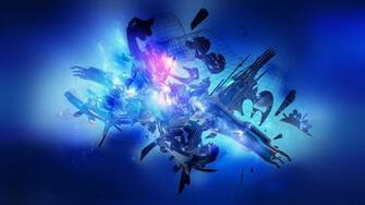 Awesome Blue Abstract Wallpaper Wallpaperlepi