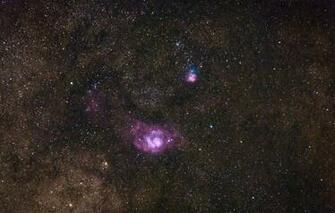 Wallpaper Space Nebula Stars Laguna In The Constellation