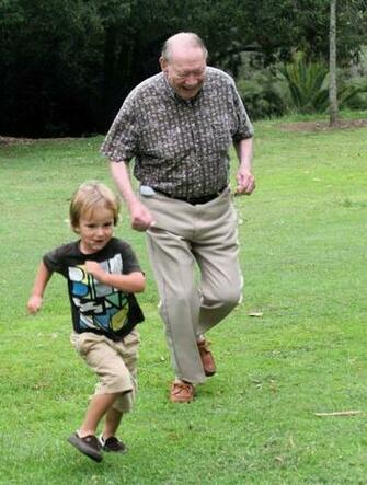 Playing With Grandpa