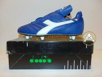 Vintage Diadora Brasil Sc Soccer Shoes Weah Boots