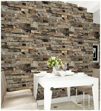Amazon Haokhome 3d Faux Brick Wallpaper Textured Stone