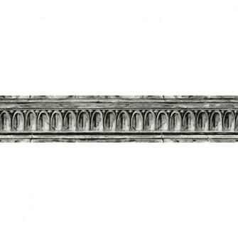 Black And Grey Crown Molding Prepasted Wallpaper Border At Lowes