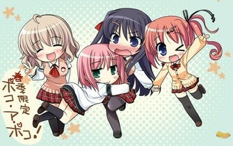 Chibi Moe Wallpaper Pantyhose Thighhighs