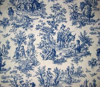 Blue Toile
