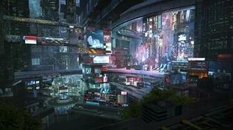 HD Cyberpunk Photo Desktop Wallpaper Cool 1080p