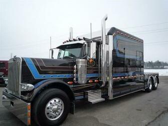 Peterbilt Semi Trucks Tractor Rigs Wallpaper Background
