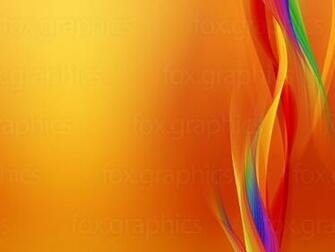 Cool Orange Background Fox Graphics