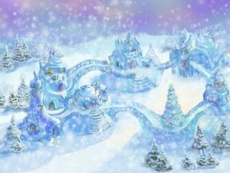 Snow Village Screensaver Drop In At Santa Claus Secret