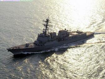 Us Navy Arleigh Burke Class Guided Missile Destroyer Wallpaper