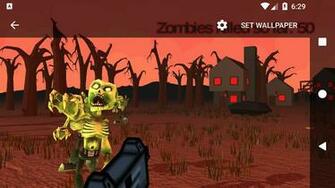 Zombie Invasion Interactive Live Wallpaper For Android