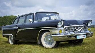 Wallpaper Gaz Chaika Classic Cars Luxury Front
