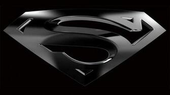 Black Superman Logo Wallpaper