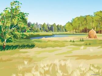 Wallpaper Nature Vector Scenery