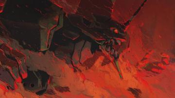 Black Dragon Wallpaper Neon Genesis Evangelion Mech Eva Unit