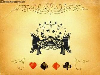 Western Poker Wallpaper Stock Photos