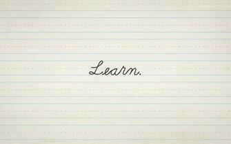 Inspirational Wallpaper Learn