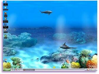 Living 3d Dolphins Wallpaper Animated