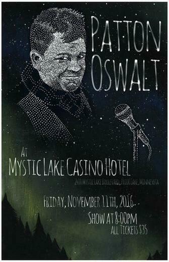 Patton Oswalt Mystic Lake Shelly Paul With Image