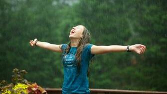 Girls In Rain HD Wallpaper Pictures Image Background File Army