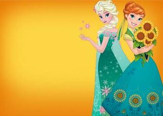 Frozen Fever Wallpaper Elsa Anna