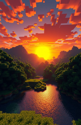 Minecraft Shaders Wallpaper HD