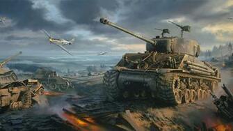 Ww2 P Mustang War Art Painting Galaxy Note Edge Wallpaper
