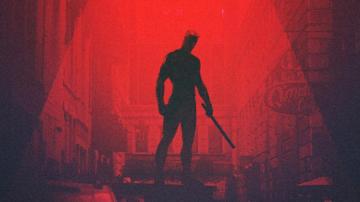 Desktop Wallpaper Daredevil Superhero Minimalism Artwork HD