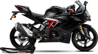 Tvs Apache Rr Showing Black Jpg